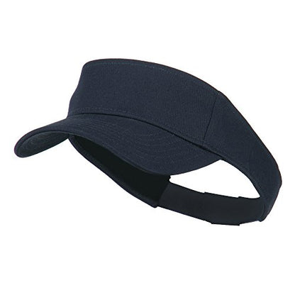 Youth Cotton Sun Visor - color: Navy