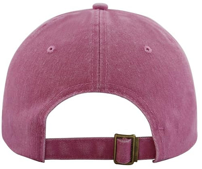 Cyclist Hat for Men Women, Classic Adjustable Cotton Cycologist Embroidered Baseball Cap - color: Pink