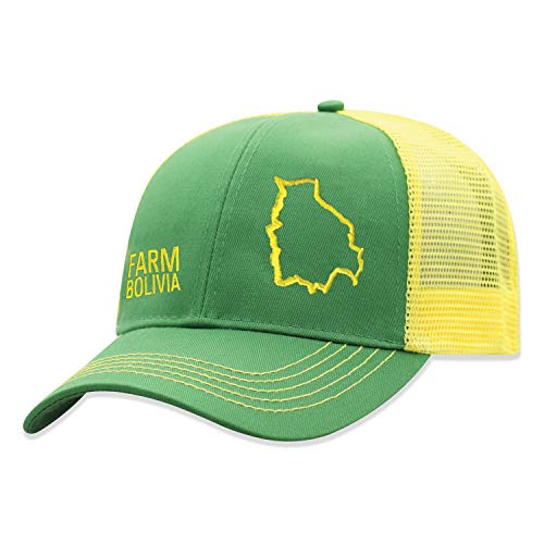 John Deere Farm State Pride Contrast Mesh Back Core Baseball Cap - color: Farm Bolivia