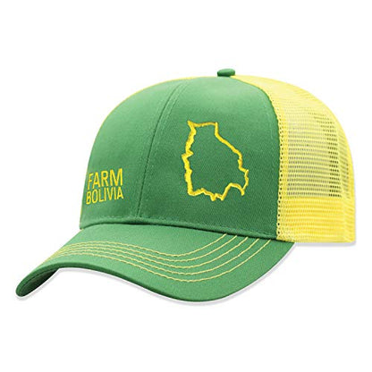 John Deere Farm State Pride Contrast Mesh Back Core Baseball Cap - color: Farm Bolivia
