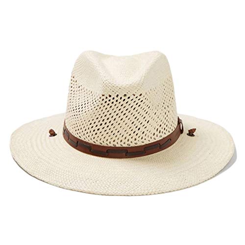 Stetson Men's Stetson Airway Vented Panama Straw Hat - size: Medium