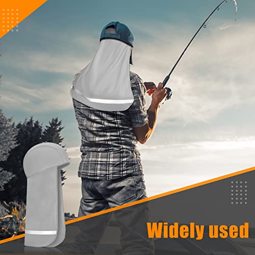 Loopeer Hard Hat Sun Shade Neck Shield 6 Pack Cooling - color: Bright Grey