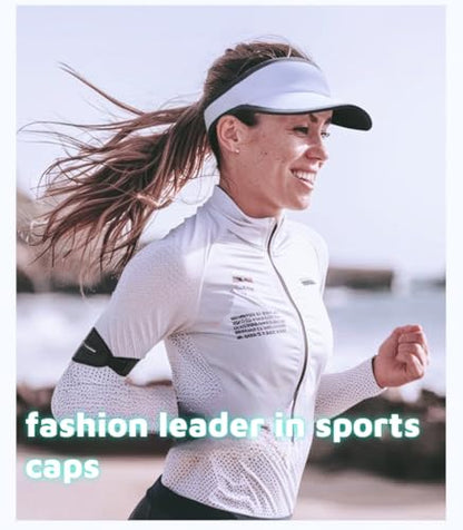 Running Visor Hat for Men Women - color: Grey