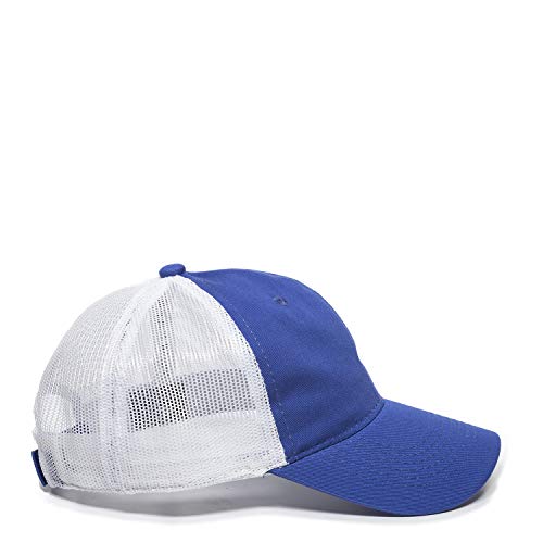 Outdoor Cap Garment Washed Meshback Cap - color: Royal/White