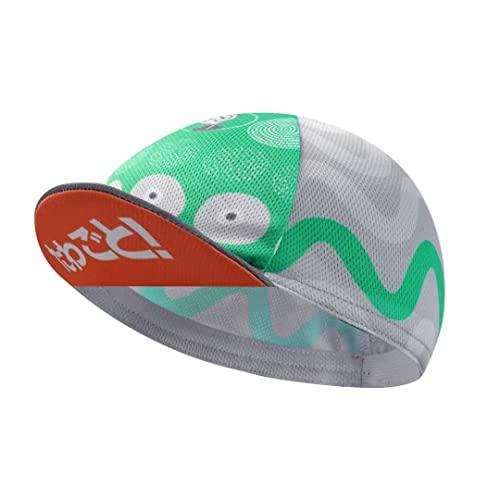 Funny Cycling Cap - Polyester Skull Cycling Hat-Under Helmet -Cartoon Cycling Helmet Liner Breathable&Sweat Uptake - color: B14