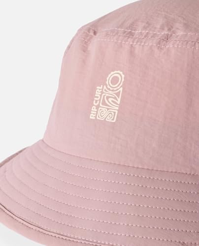 Rip Curl Men's UPF 50+ Quick Dry Surf Hat with Removable Neck Flap - color: Pink, size: X-Large