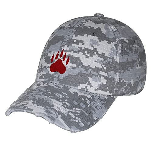 JPAK Bears Vintage Dad Hat Embroidered Cap NASDAQ Symbol Stocks - color: Digital Camo