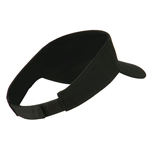 Youth Cotton Sun Visor - color: Black
