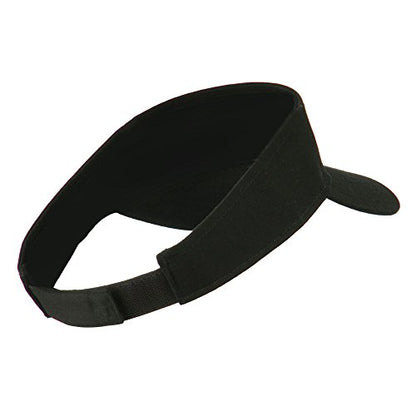 Youth Cotton Sun Visor - color: Black