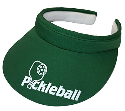 Cushees.com™ Slip-On Visor [733 Pickleball] - color: Forest Green