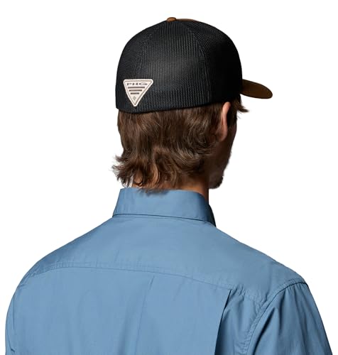 Columbia Unisex PHG Logo Mesh Ball Cap - color: Walnut/Black/Fossil Camo/Tri Antler, size: Large-X-Large