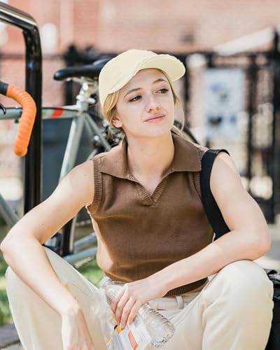 Distressed Washed Cotton Baseball Cap Adjustable Dad Hat for Men Women - color: Purple