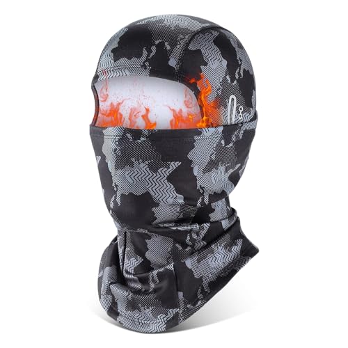 KGC Winter Balaclava for Men Women, Thermal Ski Mask Cold Weather Face Mask - color: Camo