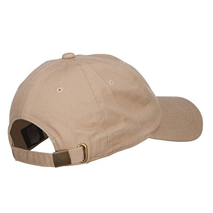 Nissi Unstructured Cotton Twill Washed Cap - color: Khaki