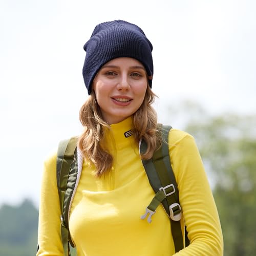 OUTDOOR SHAPING Unisex Knit Beanie Hat - Warm Durable Soft Skull Cap for Men & Women - color: Combo D