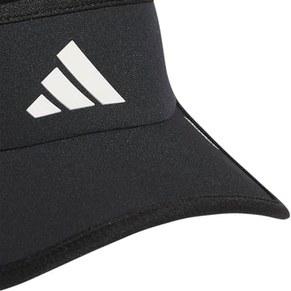 adidas Men's Superlite Visor - color: Black/White/3
