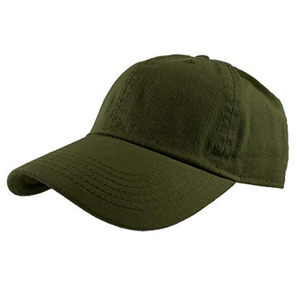 Gelante Baseball Cap Dad Hat 100% Cotton Polo Style Plain Blank Adjustable Size. - color: Army Green