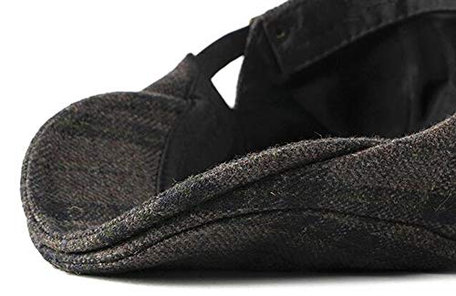 2 Pack Men's Cotton Flat Cap Ivy Gatsby Newsboy Hat - color: G