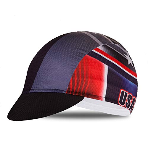 Weimostar Polyester Men Cycling Bike Bicycle Cap MTB Hat Sweat Wicking - color: Us