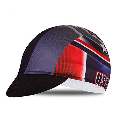 Weimostar Polyester Men Cycling Bike Bicycle Cap MTB Hat Sweat Wicking - color: Us