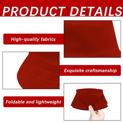 Bucket Hats Bulk Solid Color DIY Blank Hat Bucket Hats for Men, Women and Adults - color: 3pcs Red Bucket Hat