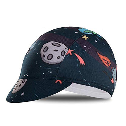 Weimostar Polyester Men Cycling Bike Bicycle Cap MTB Hat Sweat Wicking - color: Outer Space
