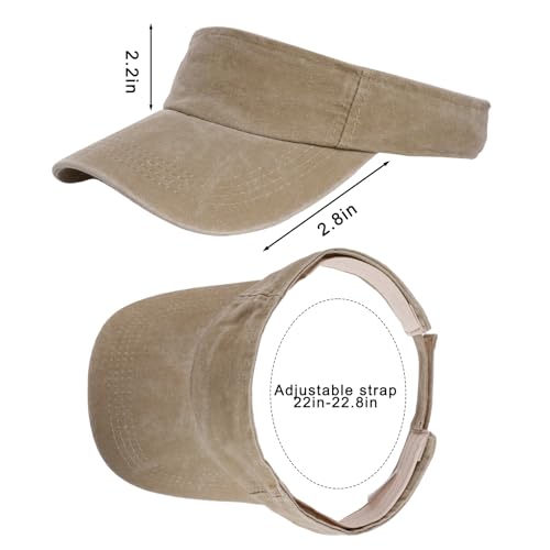 Marrywindix 1 Piece of Sport Wear Athletic Visor Sun Sports Visor Hat Visor Adjustable Cap for Women and Men - color: Light Yellow