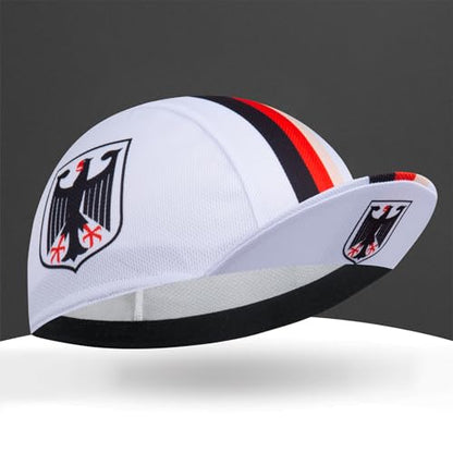 Cycling Cap for Man and Woman-Cycling Hat Under Helmet-Polyester Breathable Sweat Absorbent - color: Acou30