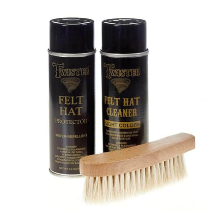 Scout Boot Care Mens MF Scout Felt Hat Care Kit for Light Colors