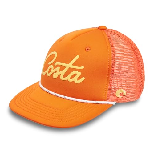 Costa Del Mar Men's New Foam Front Trucker Hat - color: Orange