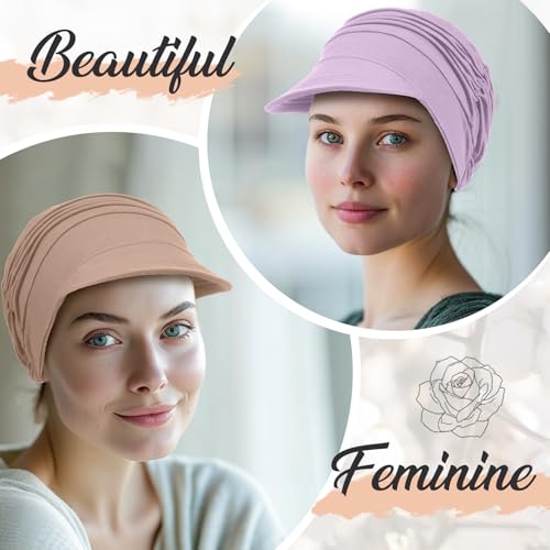 Chemo Cancer Hat for Women - color: Morandi Color