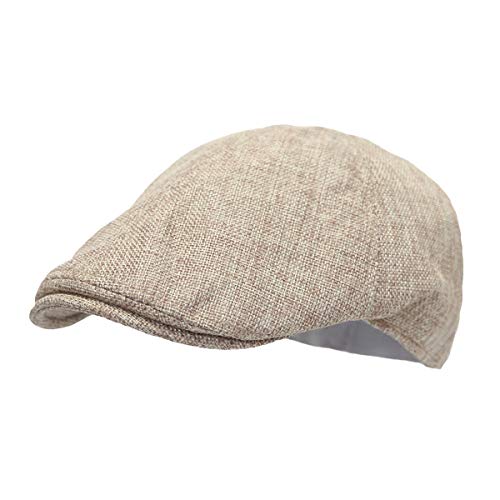WITHMOONS Ivy Cap Summer Mesh Newsboy Irish Gatsby Golf Hats TZ30047 - color: Beige, size: One Size