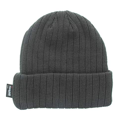 Milani Thinsulate 40 Gram Windchill Insulated Winter Cold Weather Beanie Skull Cap - color: Charcoal Gray