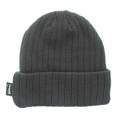 Milani Thinsulate 40 Gram Windchill Insulated Winter Cold Weather Beanie Skull Cap - color: Charcoal Gray