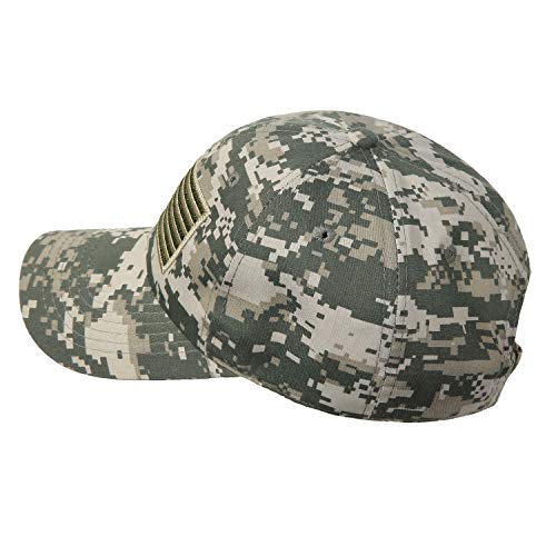 IIN American Flag Baseball Cap for Men Women Low Profile USA Army Tactical Operator Military Plain Dad Hat - color: Camo