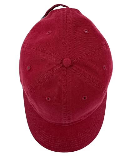 Gelante Baseball Cap Dad Hat 100% Cotton Polo Style Plain Blank Adjustable Size. - color: Red