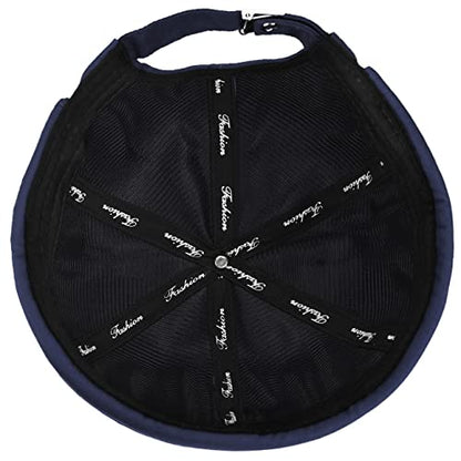 Glamorstar Dome Brimless Hats for Women Men Sailor Docker Beanie Cap Hip Hop Hats - color: Navy