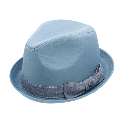 Peter Grimm Depp Fedora Hat - color: Blue Wash, size: Small-Medium