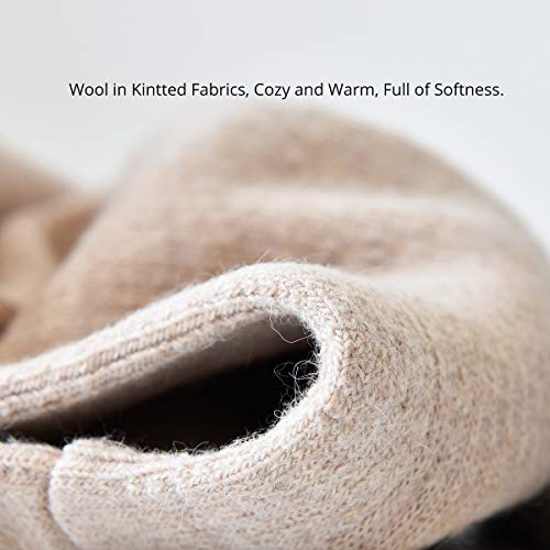 Womens Winter Beret Hat Knitted Beanie Cap Autumn Winter Hat French Classic Beret - color: Black With Black Fox Fur Pompom