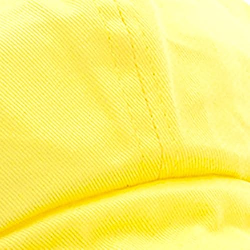 e4Hats.com Cotton Elastic Newsboy Cap - color: Yellow, size: Medium-Large