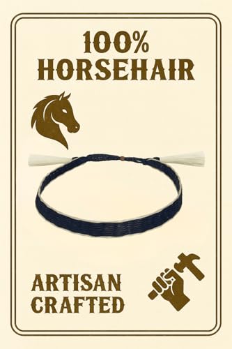 Gamboa Horsehair Hat Band for Cowboy Hats - color: Black with White