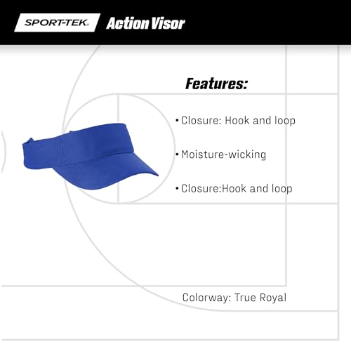 SPORT-TEK Action Visor STC51 - color: White