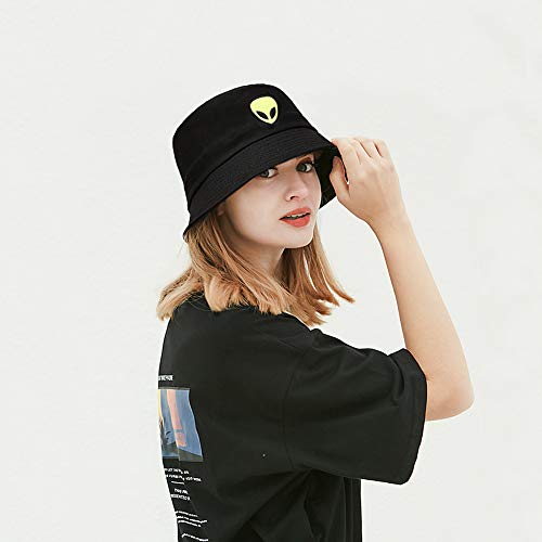 Unisex Bucket Hat Summer UPF 50+ Sun Protection Outdoor Beach Fishing Travel Hiking Hat - color: Alien