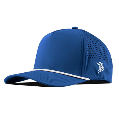 Branded Bills Bare Curved 5 Panel Rope Hat for Men - color: Royal Blue
