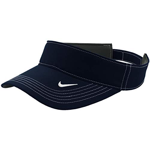 Nike Men's Golf Dri-fit Swoosh Visor - color: Navy