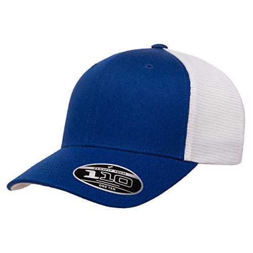 Flexfit 110 Mesh Cap One Size - color: Royal/White, size: One Size