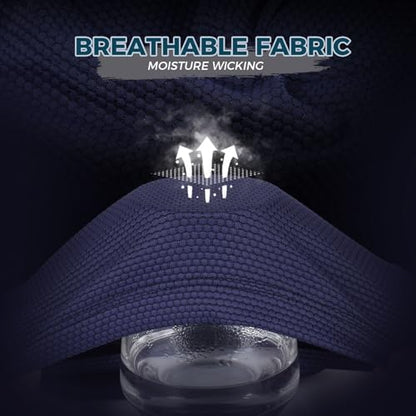 WTACTFUL Cooling Breathable Skull Cap Men Women, Sweat Wicking 1-2-4 Pack - color: 1 Piece - Blue