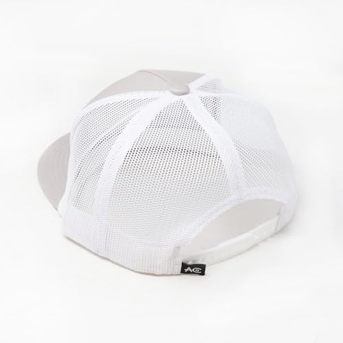Longhorn Adjustable Snapback Western Hat - color: Grey/White