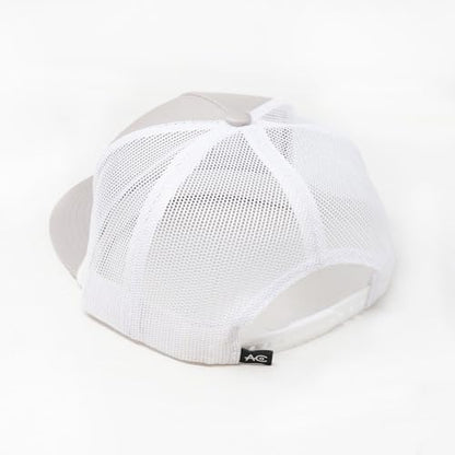 Longhorn Adjustable Snapback Western Hat - color: Grey/White