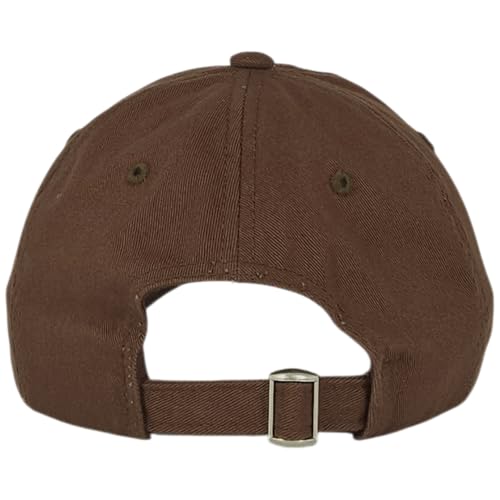 E BY ELIDAN Boston EST 1630 Dad Hat, Embroidered Cotton Baseball Cap - color: Brown